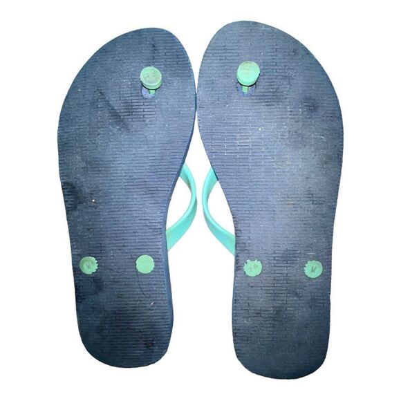 Vera Bradley Lot of Three Flip Flops Med 7-8 Happy Snails Marina Paisley Violet - Picture 3 of 7